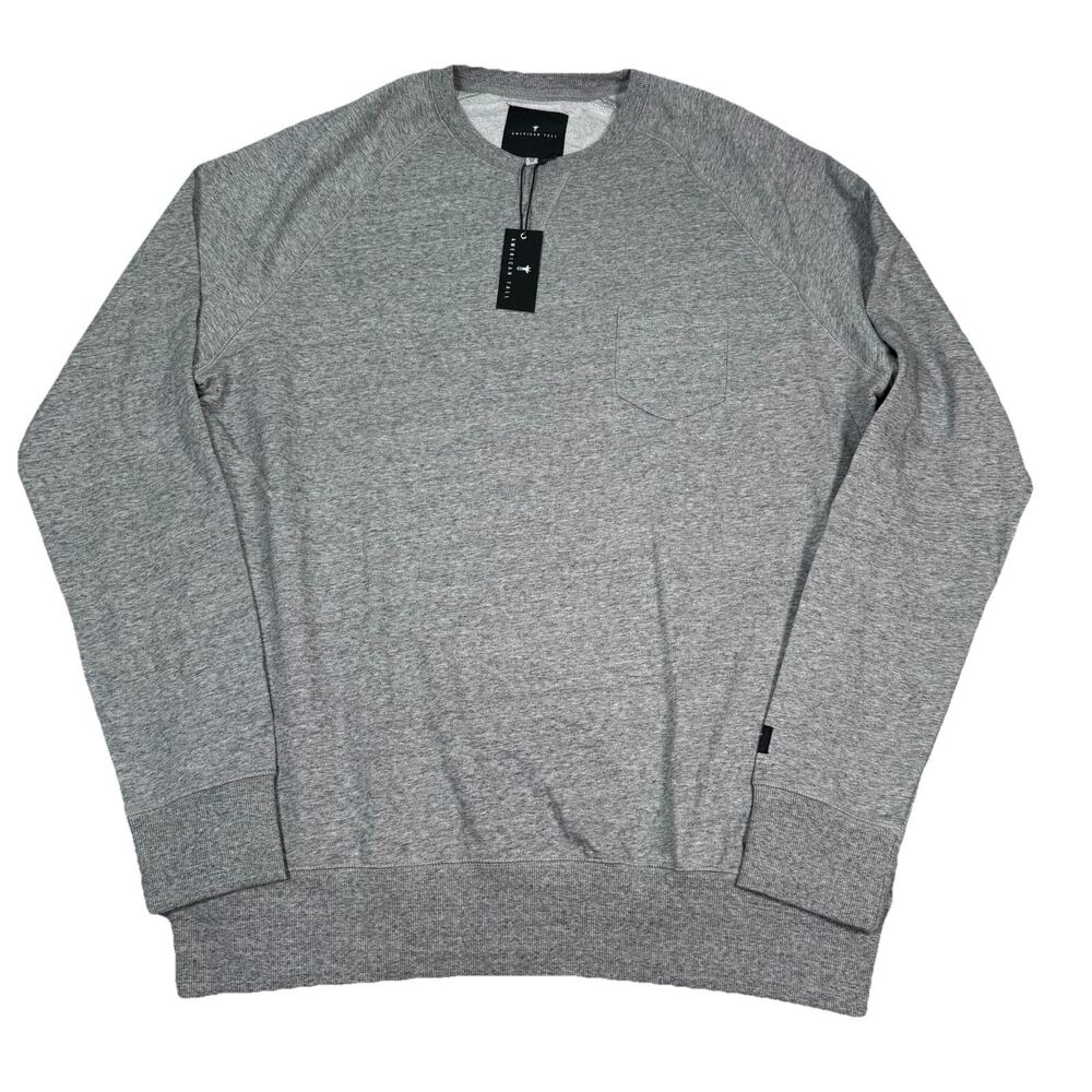 American Tall Crewneck Sweatshirt Men's Size 2XL XXL Gray New with Tags